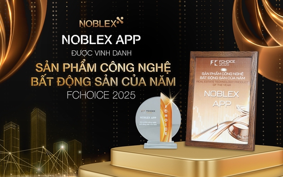 NOBLEX APP được vinh danh "Sản phẩm Công nghệ Bất động sản của năm" tại FChoice 2025