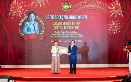 Tập đoàn BRG được trao tặng Bằng khen của Ban Tuyên giáo và Dân vận Trung ương