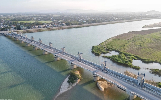 Sắp thông xe cây cầu thứ 7 bắc qua dòng sông huyền thoại lớn nhất tỉnh Quảng Ngãi
