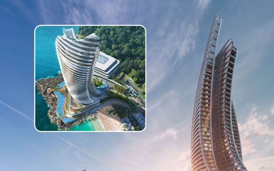 Tòa tháp chọc trời như cánh buồm vươn mình giữa biển khơi: Công trình kiến trúc biểu tượng mới tại đặc khu lớn bậc nhất Việt Nam
