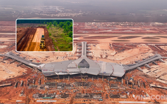 Các trục đường nghìn tỷ kết nối siêu sân bay lớn nhất Việt Nam đang gặp thách thức lớn