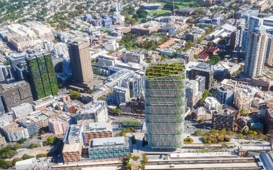 Sắp hoàn thành tòa nhà chọc trời lai gỗ 180m cao nhất thế giới