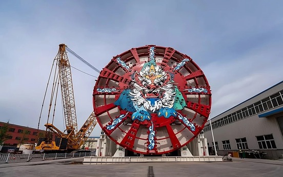 Đường hầm vượt sông lớn nhất thế giới: Đường kính 17,5m, huy động cỗ máy đào hầm tương đương tòa nhà 5 tầng