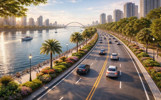 Tỉnh giàu có của Việt Nam dự chi gần 4.000 tỷ, làm đường 'đánh thức' không gian đô thị ven dòng sông biểu tượng