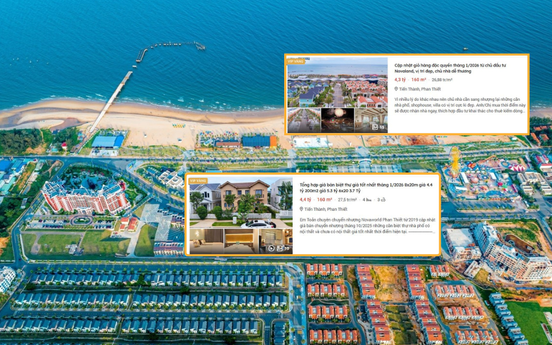 Loạt biệt thự, nhà phố tại đại đô thị nghỉ dưỡng lớn nhất Nam Trung Bộ của Novaland (NVL) đồng loạt 'cắt lỗ'?