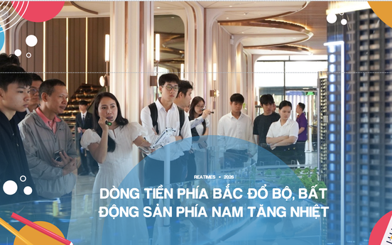 Dòng tiền phía Bắc đổ bộ, bất động sản phía Nam tăng nhiệt