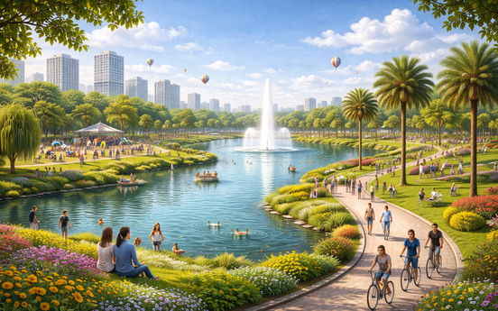 Hà Nội sắp có thêm công viên mới, quy mô 100ha, rộng gấp đôi công viên Thống Nhất