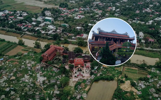 Ngôi chùa rộng 4.000m2 giữa lòng xứ Huế: Không gian Phật giáo mang kiến trúc thiền uyển hiếm thấy