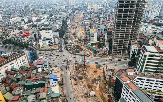 Chưa đầy 2 tuần nữa, chính thức thông tuyến đường vành đai ‘đắt nhất hành tinh’ ở trung tâm Hà Nội