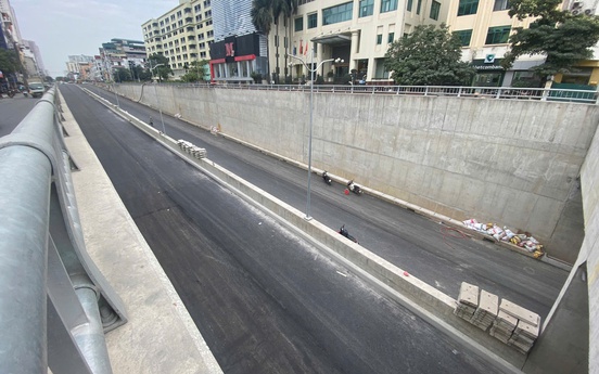Trước Tết Nguyên đán, chính thức thông xe hầm chui gần 800 tỷ qua nút giao trọng điểm phía Nam Hà Nội