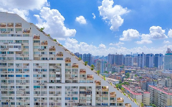 Tòa chung cư có một không hai trên thế giới, kiến trúc 'ruộng bậc thang' lạ lẫm giữa lòng đô thị