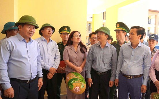 Quảng Trị: Kiểm tra tiến độ hoàn thiện các trường học nội trú tại Hướng Phùng và Đakrông