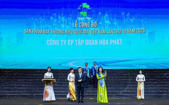 Hòa Phát 8 lần liên tiếp nhận chứng nhận Thương hiệu Quốc gia