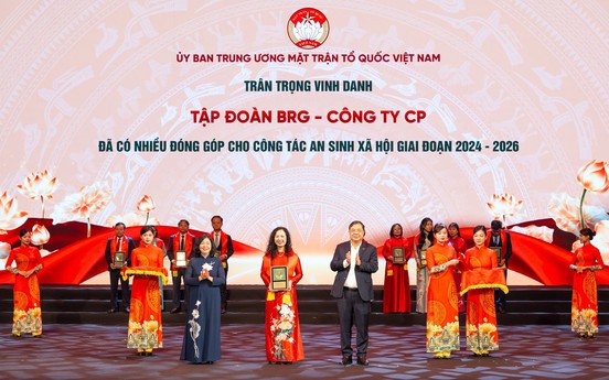 Tập đoàn BRG được vinh danh vì những đóng góp tích cực cho công tác an sinh xã hội