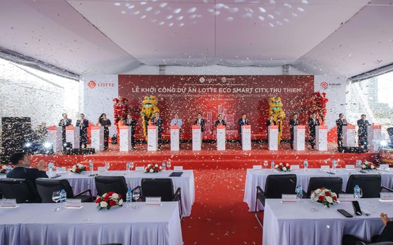 TP.HCM: Chính thức khởi công tổ hợp Lotte Eco Smart City 60.000 tỷ đồng tại Thủ Thiêm