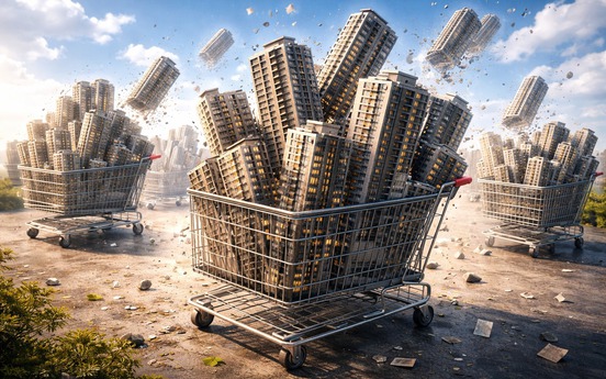 Tồn kho bất động sản 2025 đạt mức kỷ lục: Novaland ở nhóm đứng đầu