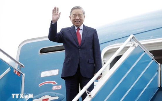 Tổng Bí thư Tô Lâm lên đường tham dự cuộc họp khai mạc Hội đồng Hòa bình về Gaza