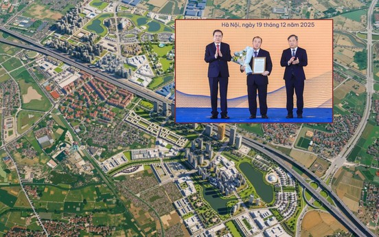 Doanh nghiệp do đại gia Khoa ‘khàn’ đứng đầu khởi công khu đô thị đa mục tiêu đầu tiên Hà Nội, quy mô gần 700ha