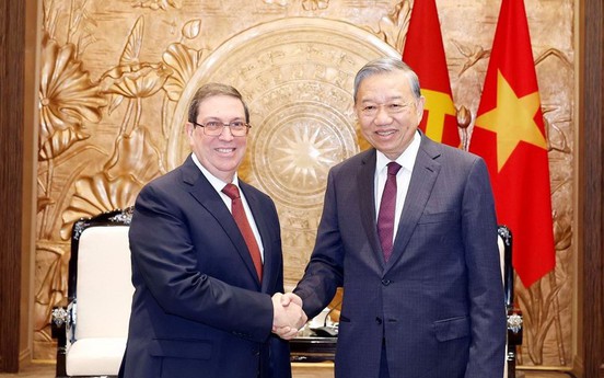 Tổng Bí thư tiếp Đặc phái viên Đảng, Nhà nước Cuba, Bộ trưởng Ngoại giao Cuba