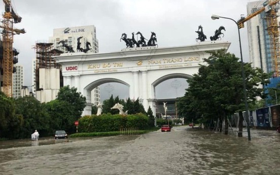 Thi công 3 ca, 4 kíp xuyên Tết, dự án hơn 900 tỷ chống ngập tại khu đô thị giàu có bậc nhất Hà Nội tăng tốc về đích