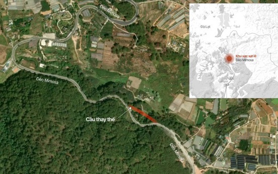 Cung đường đèo nổi tiếng ở Đà Lạt sắp có cầu cạn dài hơn 108m, băng qua điểm sạt lở