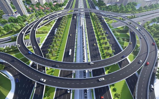 Sắp thành hình nút giao hơn 2.000 tỷ đồng kết nối với đại lộ dài nhất Việt Nam