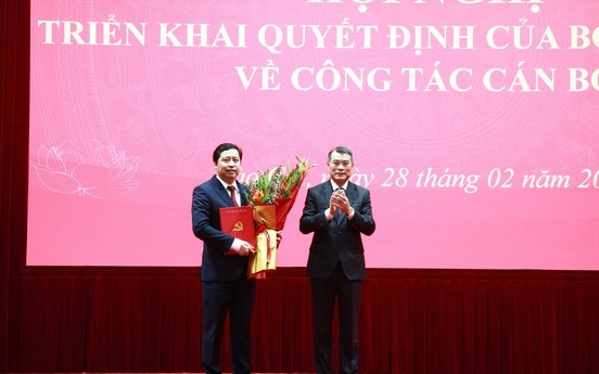 Ông Dương Quốc Huy, Ủy viên BCH Trung ương Đảng, Phó Tổng Thanh tra Chính phủ giữ chức Bí thư Tỉnh ủy Lào Cai