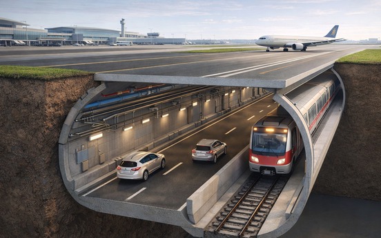 Hầm ngầm xuyên sân bay 10.000 tỷ đầu tiên của Việt Nam chưa thể khởi công trong năm 2026