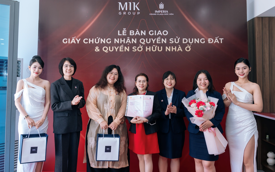 Imperia Grand Plaza Đức Hòa bàn giao sổ hồng cho gần 50 khách hàng