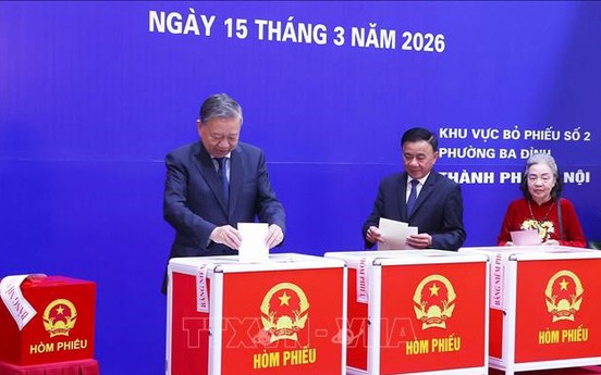 Hoàn thành tốt đẹp công tác bỏ phiếu bầu cử trên cả nước