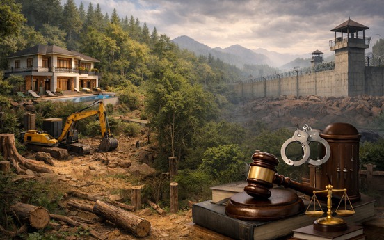 Từ bây giờ, xây nhà trên đất rừng phòng hộ có thể bị truy cứu trách nhiệm hình sự