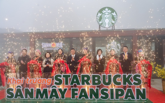 Fansipan chính thức có cửa hàng Starbucks cao nhất châu Á 