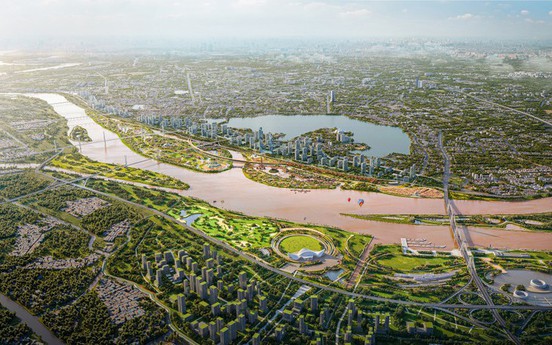 Liên danh Đại Quang Minh gửi đề xuất khi tiến độ quy hoạch sông Hồng chậm trễ