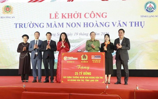T&T Group và SHB đồng hành cùng Bộ Công an xây dựng Trường mầm non Hoàng Văn Thụ tại Lạng Sơn