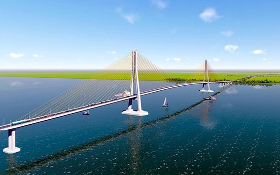 Cầu dây văng lớn thứ 2 Việt Nam, thuộc dự án 8.000 tỷ rút ngắn khoảng 80km từ miền Tây đến TP. HCM có điều chỉnh quan trọng