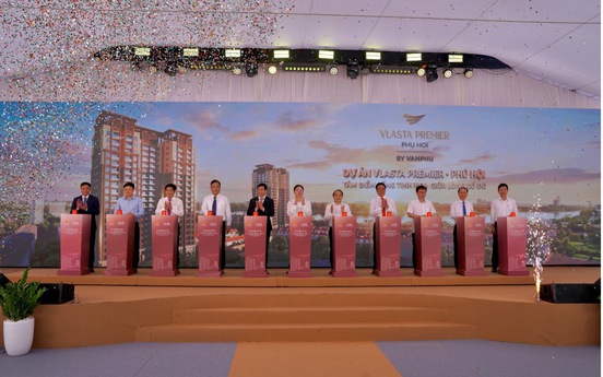 Văn Phú khởi công dự án Vlasta Premier - Phú Hội: Kiến tạo chuẩn sống tinh hoa tại "giao lộ di sản - hiện đại" trung tâm phố đi bộ Huế
