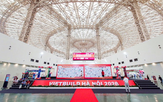 Toàn cảnh triển lãm Vietbuild Hà Nội 2026 quy tụ 2.500 gian hàng ngành xây dựng