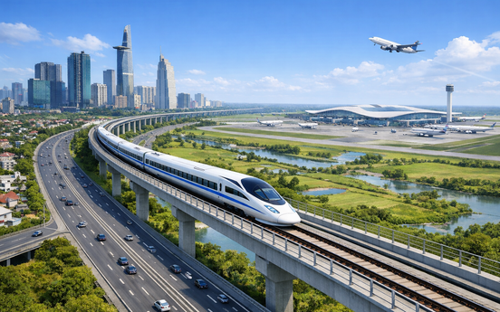 Khẩn cấp xây dựng tuyến đường sắt kết nối TP. HCM với siêu sân bay lớn nhất Việt Nam