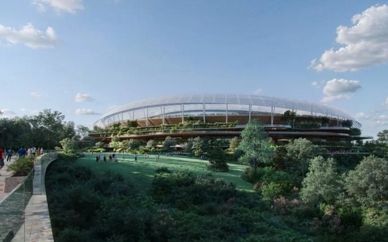 Sắp xây dựng sân vận động 63.000 chỗ phục vụ Olympic: Kiến trúc đậm chất bản địa, phương án xây dựng gây tranh cãi lớn