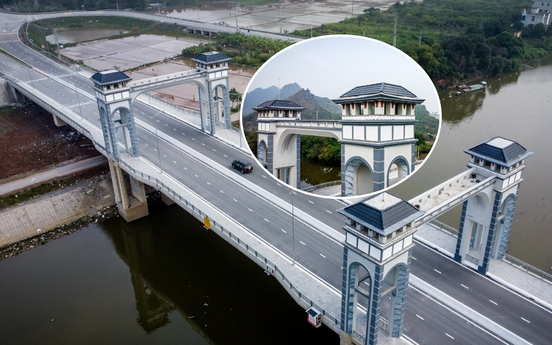 Lần đầu tiên Việt Nam sở hữu cây cầu có tháp vọng cảnh độc đáo: Nằm trên tuyến đường nghìn tỷ tại tỉnh sắp trở thành TP trực thuộc Trung ương