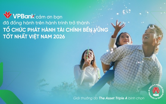 VPBank được vinh danh “Tổ chức phát hành tài chính bền vững tốt nhất Việt Nam 2026”
