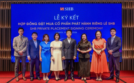 SHB ký kết thỏa thuận phát hành riêng lẻ với hàng loạt quỹ đầu tư lớn