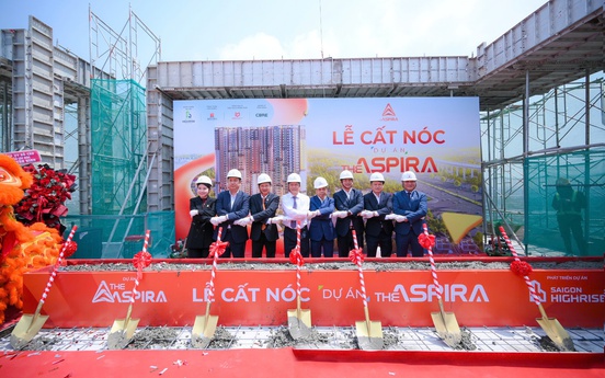 The Aspira cất nóc vượt tiến độ: Bảo chứng năng lực triển khai của Sai Gon High Rise