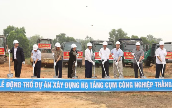 Phú Thọ: Khởi công Dự án xây dựng hạ tầng Cụm công nghiệp Thắng Sơn