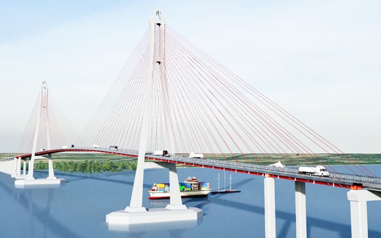 Cây cầu 8.000 tỷ phức tạp bậc nhất Việt Nam nỗ lực cán đích, xóa bỏ bến phà qua sông đã tồn tại nhiều năm