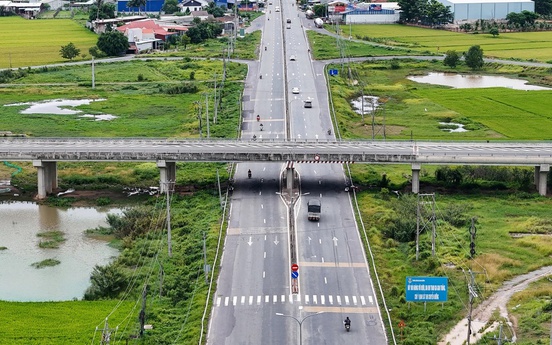 Thành phố giàu nhất Việt Nam làm tuyến đường mở 17.200 tỷ với 3 cầu vượt kênh và 1 nút giao hoa thị