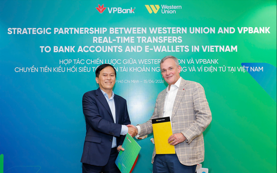 VPBank ký kết hợp tác chiến lược với Western Union triển khai dịch vụ nhận tiền kiều hối siêu tốc vào ví điện tử và tài khoản ngân hàng tại Việt Nam