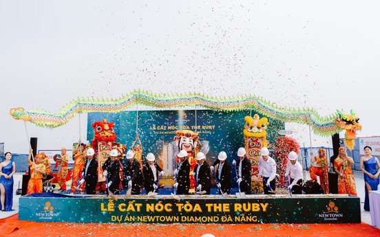 Newtown Diamond cất nóc tòa The Ruby, nâng tầm giá trị độc bản dự án ven biển Đà Nẵng