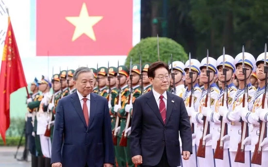 Tổng Bí thư, Chủ tịch nước Tô Lâm chủ trì Lễ đón chính thức Tổng thống Hàn Quốc