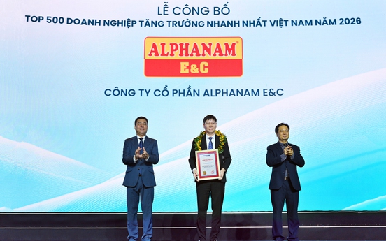Alphanam E&C ghi danh vào Bảng xếp hạng FAST500 năm 2026: Dấu ấn tăng trưởng của một tổng thầu cơ điện Việt